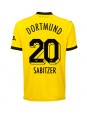 Borussia Dortmund Marcel Sabitzer #20 Domácí Dres 2023-24 Krátký Rukáv